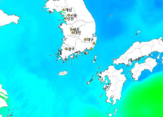 수치모델활용 해양정보-수위유속 이미지